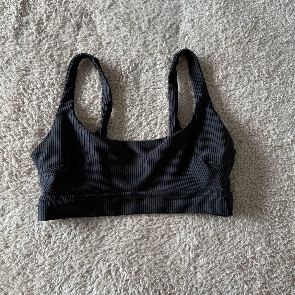 Aerie Black Bikini Top Size Small